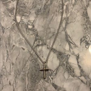18in chain DAVID Yurman cross